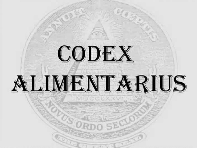 codex alimentarius