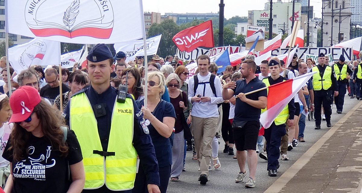 VII Marsz Wolności i Zdrowia w Warszawie