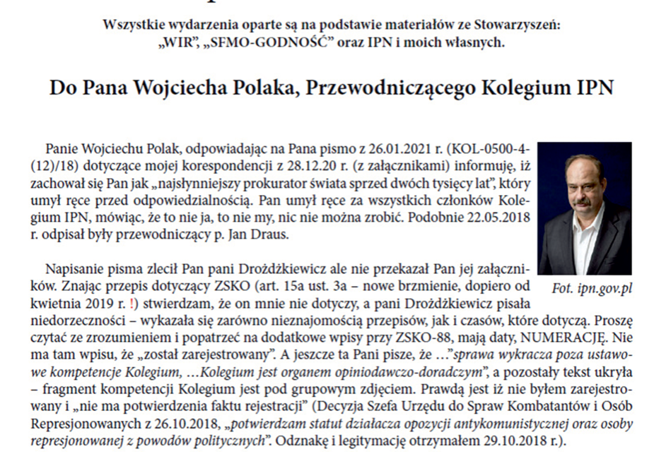 OSKARŻAM pracowników IPN – list otwarty Edmunda Lajdorfa