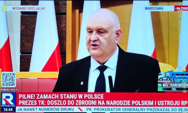 PILNE! PREZES TRYBUNAŁU KONSTYTUCYJNEGO ZGŁASZA DO PROKURATURY ZAMACH STANU! RUSZA PROCES W SPRAWIE TUSKA, BODNARA I CAŁEGO RZĄDU!