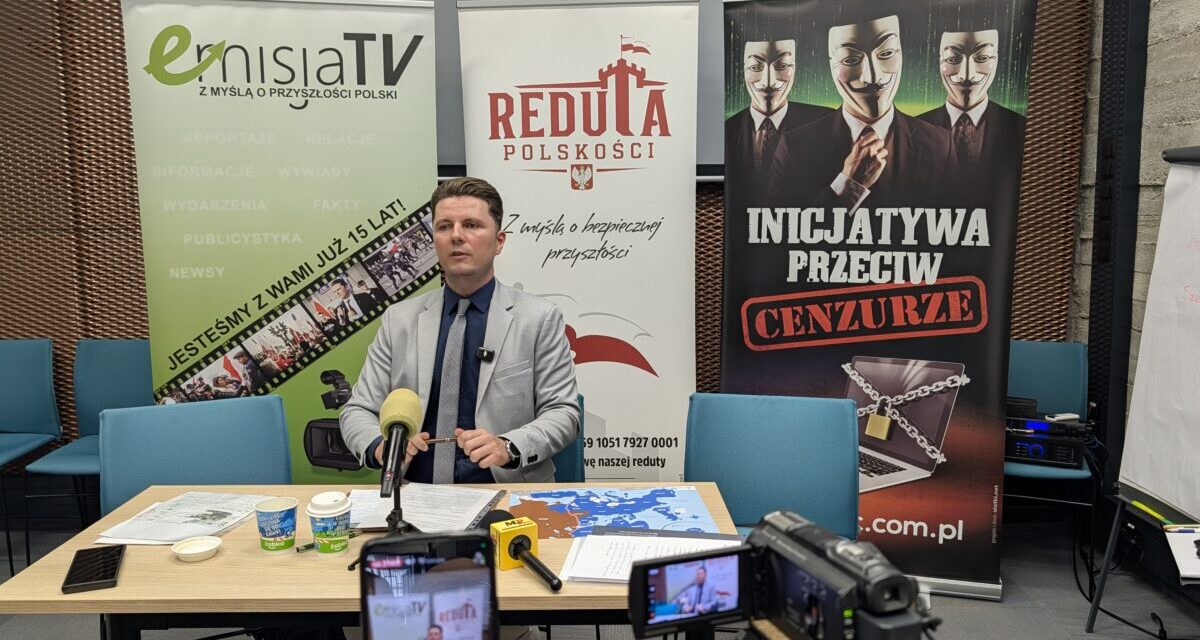 Piotr Korczarowski w Białymstoku o zagrożeniach suwerenności, widmie konfliktu zbrojnego i wyzwaniach współczesnego patriotyzmu